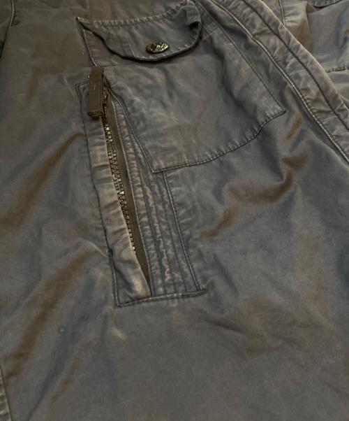 STONE ISLAND（ストーンアイランド）STONE ISLAND (ストーンアイランド) ジップアップシャツジャケット ブラック サイズ:Lの古着・服飾アイテム