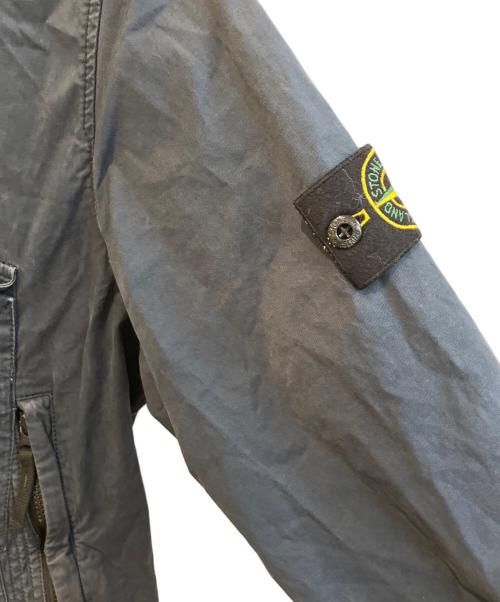 STONE ISLAND（ストーンアイランド）STONE ISLAND (ストーンアイランド) ジップアップシャツジャケット ブラック サイズ:Lの古着・服飾アイテム