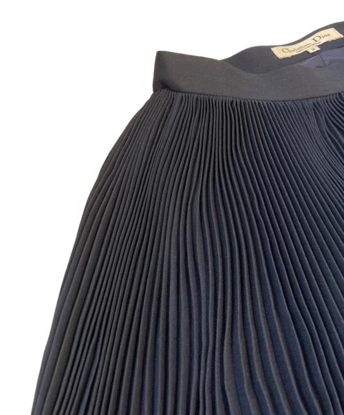 Christian Dior（クリスチャン ディオール）Christian Dior (クリスチャン ディオール) プリーツスカート ネイビー サイズ:Mの古着・服飾アイテム