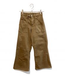GOOD GRIEF!（グッドグリーフ）の古着「BAKER WIDE LEG PANTS セルフ裾上げ有」｜カーキ