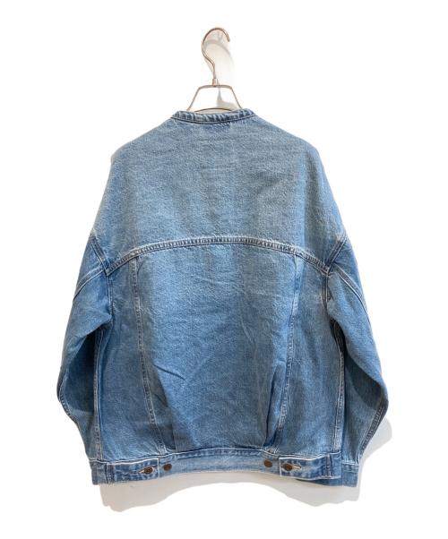 LEVI'S PReMIUM（リーバイス プレミアム）LEVI'S PReMIUM (リーバイス プレミアム) ノーカラーデニムジャケット A3472-0007 インディゴ サイズ:XSの古着・服飾アイテム