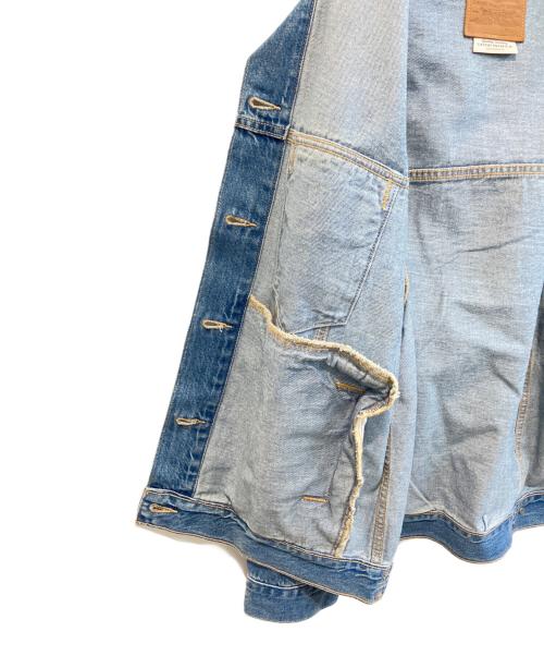 LEVI'S PReMIUM（リーバイス プレミアム）LEVI'S PReMIUM (リーバイス プレミアム) ノーカラーデニムジャケット A3472-0007 インディゴ サイズ:XSの古着・服飾アイテム