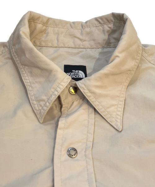 THE NORTH FACE（ザ ノース フェイス）THE NORTH FACE (ザ ノース フェイス) ロングスリーブエンライドシャツ　NR62461 ベージュ サイズ:Mの古着・服飾アイテム