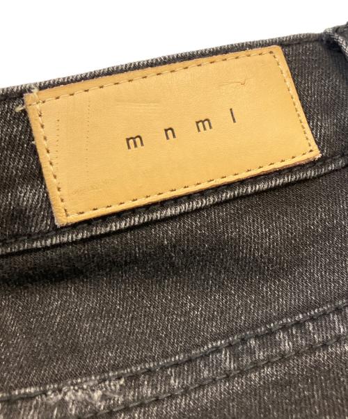 mnml（ミニマル）MNML (ミニマル) ダメージ加工デニムパンツ 03-5824-1775 ブラック サイズ:W30の古着・服飾アイテム