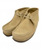CLARKSクラークス）の古着「ワラビーブーツ」｜ベージュ