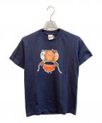 anvilアンヴィル）の古着「ヒョーマくんプリントTシャツ」｜ネイビー