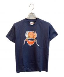 anvil（アンヴィル）の古着「ヒョーマくんプリントTシャツ」｜ネイビー