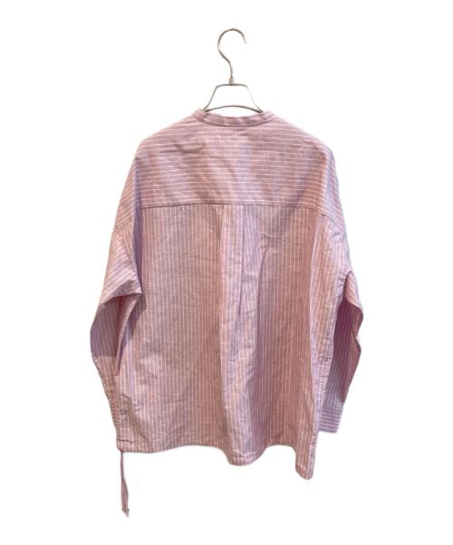 JOURNAL STANDARD（ジャーナルスタンダード）JOURNAL STANDARD (ジャーナルスタンダード) スキッパーシャツ/ハードマンズリネンコットンスキッパーシャツ ピンク サイズ:F 未使用品の古着・服飾アイテム