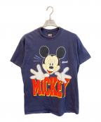 SHERRYSシェリーズ）の古着「ミッキープリントTシャツ」｜ネイビー