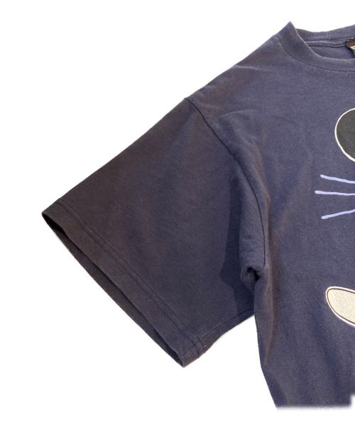 SHERRYS（シェリーズ）SHERRYS (シェリーズ) ミッキープリントTシャツ ネイビー サイズ:LARGEの古着・服飾アイテム