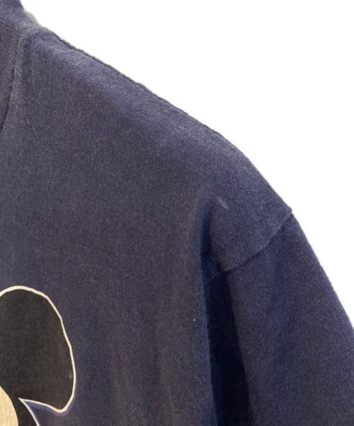 SHERRYS（シェリーズ）SHERRYS (シェリーズ) ミッキープリントTシャツ ネイビー サイズ:LARGEの古着・服飾アイテム