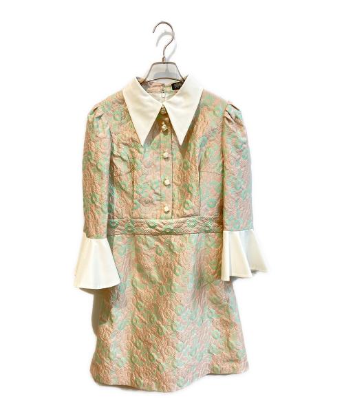 PAMEO POSE（パメオポーズ）PAMEO POSE (パメオポーズ) Cat Lover Mini Dress　2322203014 グリーン サイズ:Mの古着・服飾アイテム
