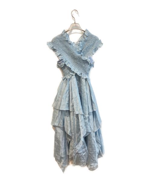furfur（ファーファー）furfur (ファーファー) シアーシャーリングドレス　RWF0251080 スカイブルー サイズ:Fの古着・服飾アイテム
