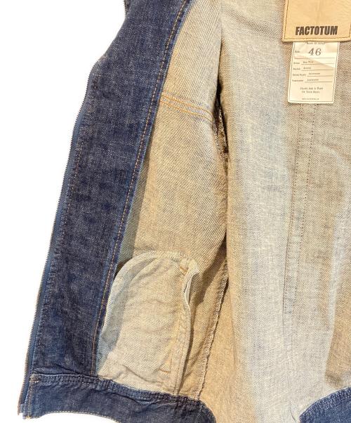 FACTOTUM（ファクトタム）FACTOTUM (ファクトタム) 2ND TYPE デニムジャケット インディゴ サイズ:46の古着・服飾アイテム