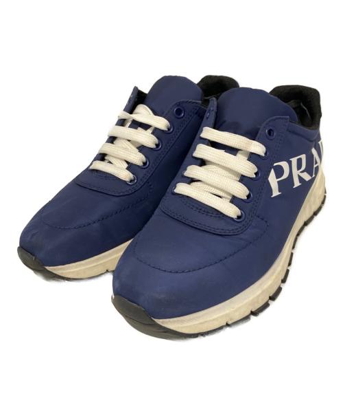 PRADA（プラダ）PRADA (プラダ) スニーカー　1E552L ネイビー サイズ:37.5の古着・服飾アイテム