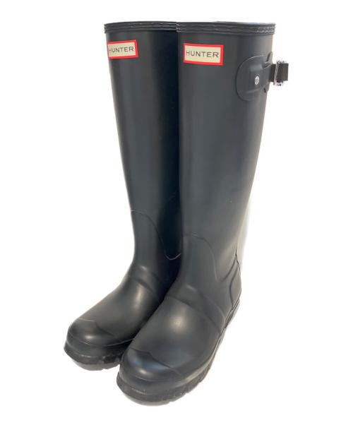 HUNTER（ハンター）HUNTER (ハンター) オリジナル トール レイン ブーツ　WFT1000RMA ブラック サイズ:UK4の古着・服飾アイテム