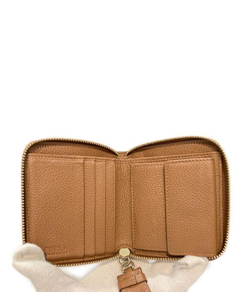 FURLA（フルラ）FURLA (フルラ) フリンジウォレット ブラウンの古着・服飾アイテム