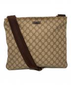 GUCCIグッチ）の古着「ショルダーバッグ　201446　GGスプリーム」｜ブラウン