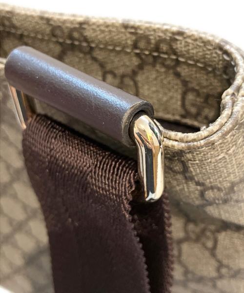 GUCCI（グッチ）GUCCI (グッチ) ショルダーバッグ　201446　GGスプリーム ブラウンの古着・服飾アイテム