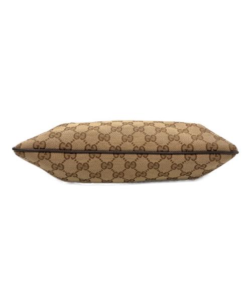 GUCCI（グッチ）GUCCI (グッチ) ショルダーバッグ　189749　シェリーライン/GGキャンバス ブラウンの古着・服飾アイテム