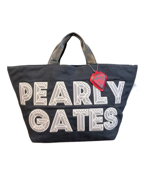 PEARLY GATES（パーリーゲイツ）PEARLY GATES (パーリーゲイツ) トートバッグ/ロゴロッカーバッグ ネイビーの古着・服飾アイテム