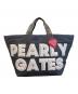 PEARLY GATES（パーリーゲイツ）の古着「トートバッグ/ロゴロッカーバッグ」｜ネイビー