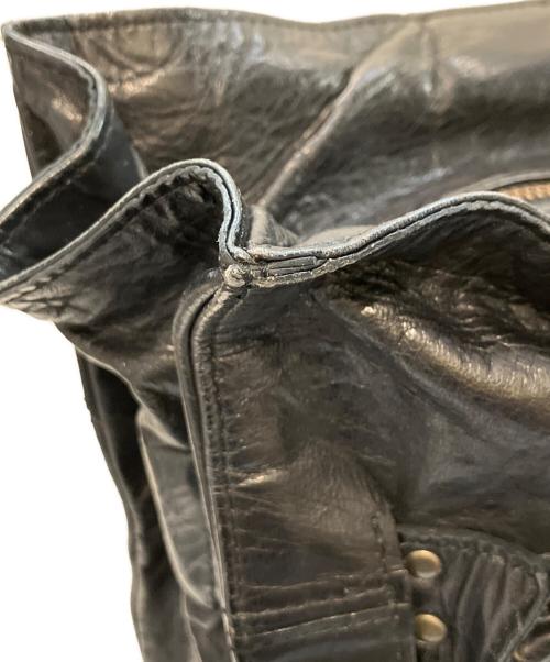 B.stuff（ビースタッフ）B.stuff (ビースタッフ) オールレザーハンドバッグ ブラックの古着・服飾アイテム