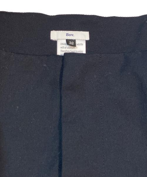Sov.（ソブ）Sov. (ソブ) リネンライクカットアウトオールインワン　0301-460-241B ブラック サイズ:Mの古着・服飾アイテム