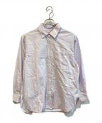 Spick and Spanスピック＆スパン）の古着「ライトオックスオーバーシャツ　25-050-200-2090-1-0」｜パープル