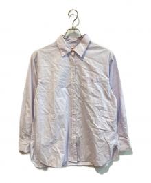Spick and Span（スピック＆スパン）の古着「ライトオックスオーバーシャツ　25-050-200-2090-1-0」｜パープル