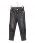 RED CARD（レッドカード）の古着「35th Anniv. Casual ストレッチ　47W100 デニムパンツ」｜ブラック