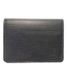 LOUIS VUITTON（ルイ ヴィトン）の古着「カードケース M62292」｜ブラック