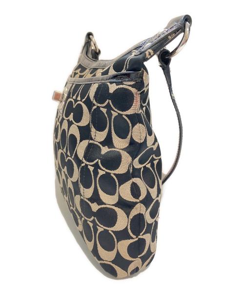COACH（コーチ）COACH (コーチ) ショルダーバッグ　F19259　シグネチャー ブラックの古着・服飾アイテム