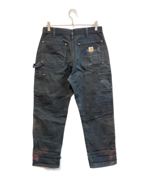 CarHartt（カーハート）CarHartt (カーハート) ダブルニーペインターパンツ ブラック サイズ:32×30の古着・服飾アイテム
