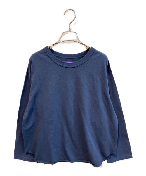 THE NORTHFACE PURPLELABEL（ザ・ノースフェイス パープルレーベル）THE NORTHFACE PURPLELABEL (ザ・ノースフェイス パープルレーベル) 7oz Field Baseball Tee ネイビー サイズ:WS 未使用品の古着・服飾アイテム