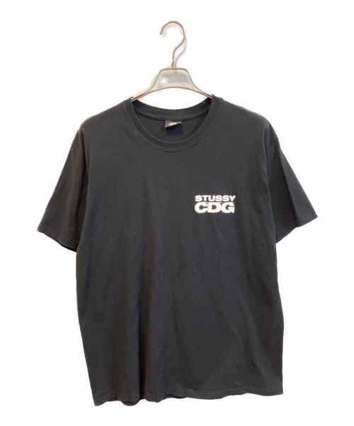 stussy（ステューシー）stussy (ステューシー) CDG (シーディージー) 半袖Tシャツ ブラック サイズ:Lの古着・服飾アイテム