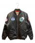 MITCHELL & NESS（ミッチェルアンドネス）の古着「ボンバージャケット」｜ブラック