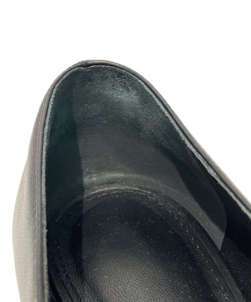 Salvatore Ferragamo（サルヴァトーレ フェラガモ）Salvatore Ferragamo (サルヴァトーレ フェラガモ) ヴァラチェーンパンプス　09297 ブラック サイズ:5 1/2の古着・服飾アイテム