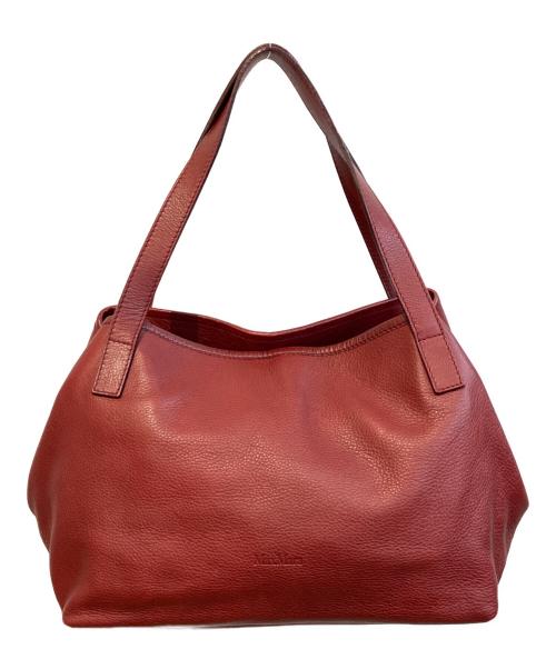 MaxMara（マックスマーラ）MaxMara (マックスマーラ) ハンドバッグ ボルドーの古着・服飾アイテム