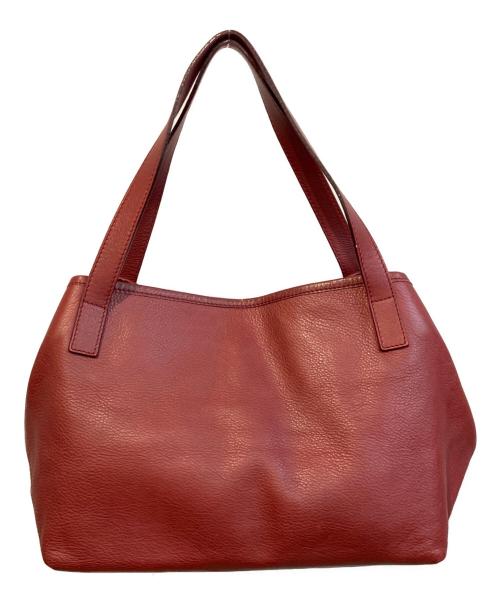 MaxMara（マックスマーラ）MaxMara (マックスマーラ) ハンドバッグ ボルドーの古着・服飾アイテム