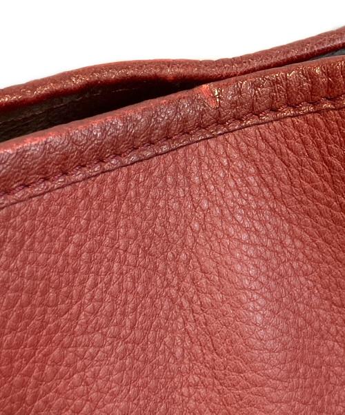 MaxMara（マックスマーラ）MaxMara (マックスマーラ) ハンドバッグ ボルドーの古着・服飾アイテム