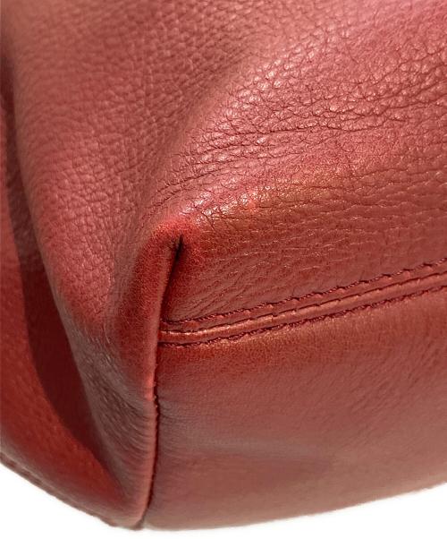 MaxMara（マックスマーラ）MaxMara (マックスマーラ) ハンドバッグ ボルドーの古着・服飾アイテム