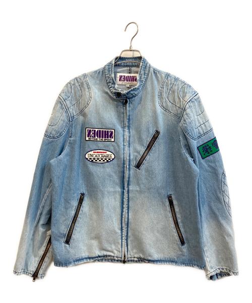 SHIDEN（シデン）shiden (シデン) MOTOR CYCLE DENIM JACKET インディゴ サイズ:Lの古着・服飾アイテム