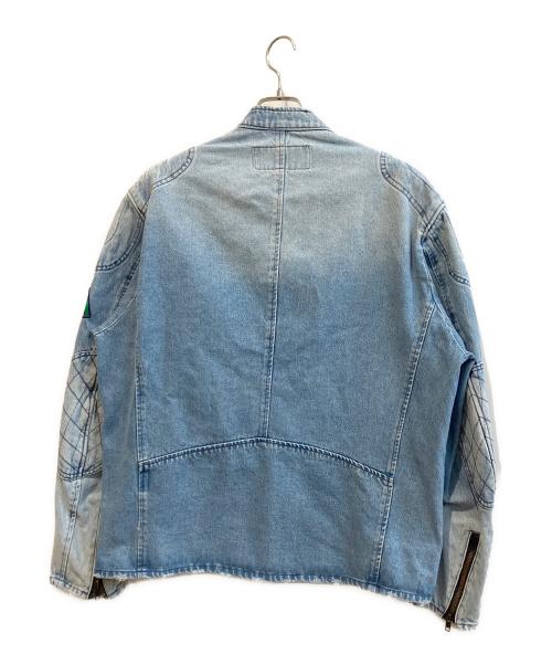SHIDEN（シデン）shiden (シデン) MOTOR CYCLE DENIM JACKET インディゴ サイズ:Lの古着・服飾アイテム