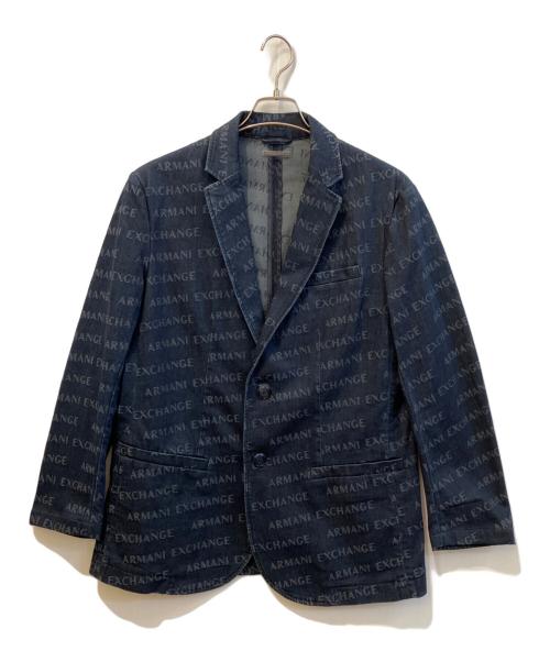 ARMANI EXCHANGE（アルマーニ エクスチェンジ）ARMANI EXCHANGE (アルマーニ エクスチェンジ) Denim Blazer インディゴ サイズ:40の古着・服飾アイテム