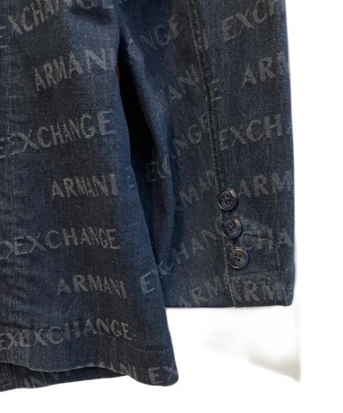 ARMANI EXCHANGE（アルマーニ エクスチェンジ）ARMANI EXCHANGE (アルマーニ エクスチェンジ) Denim Blazer インディゴ サイズ:40の古着・服飾アイテム