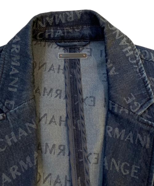 ARMANI EXCHANGE（アルマーニ エクスチェンジ）ARMANI EXCHANGE (アルマーニ エクスチェンジ) Denim Blazer インディゴ サイズ:40の古着・服飾アイテム