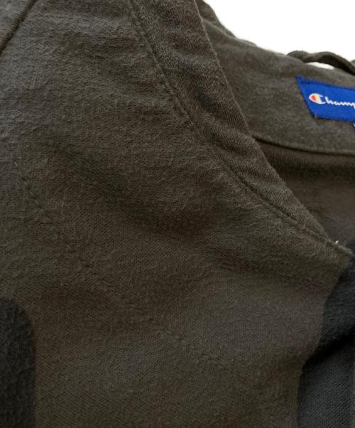 Champion（チャンピオン）Champion (チャンピオン) ZARA (ザラ) ベースボールシャツ グレー サイズ:Sの古着・服飾アイテム