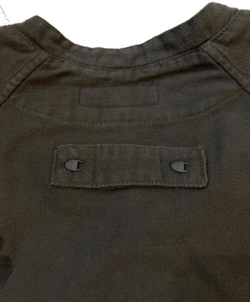 Champion（チャンピオン）Champion (チャンピオン) ZARA (ザラ) ベースボールシャツ グレー サイズ:Sの古着・服飾アイテム