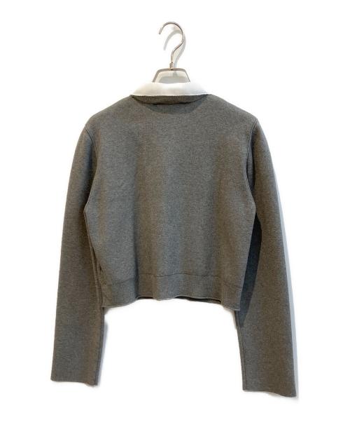 CELFORD（セルフォード）CELFORD (セルフォード) デタッチャブル総針カーディガン グレー サイズ:38の古着・服飾アイテム